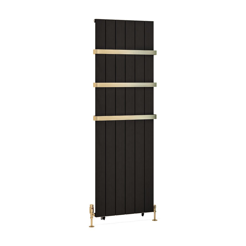 Eastbrook Mersey paneelradiator 57x180cm 1552W zwart mat