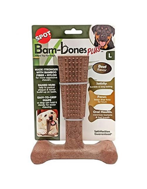 Spot Bam-Bones Plus Easy Grip Rund - Veilig Hondenkauwbot