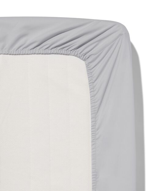 drap-housse boxspring coton doux 180x220 gris clair