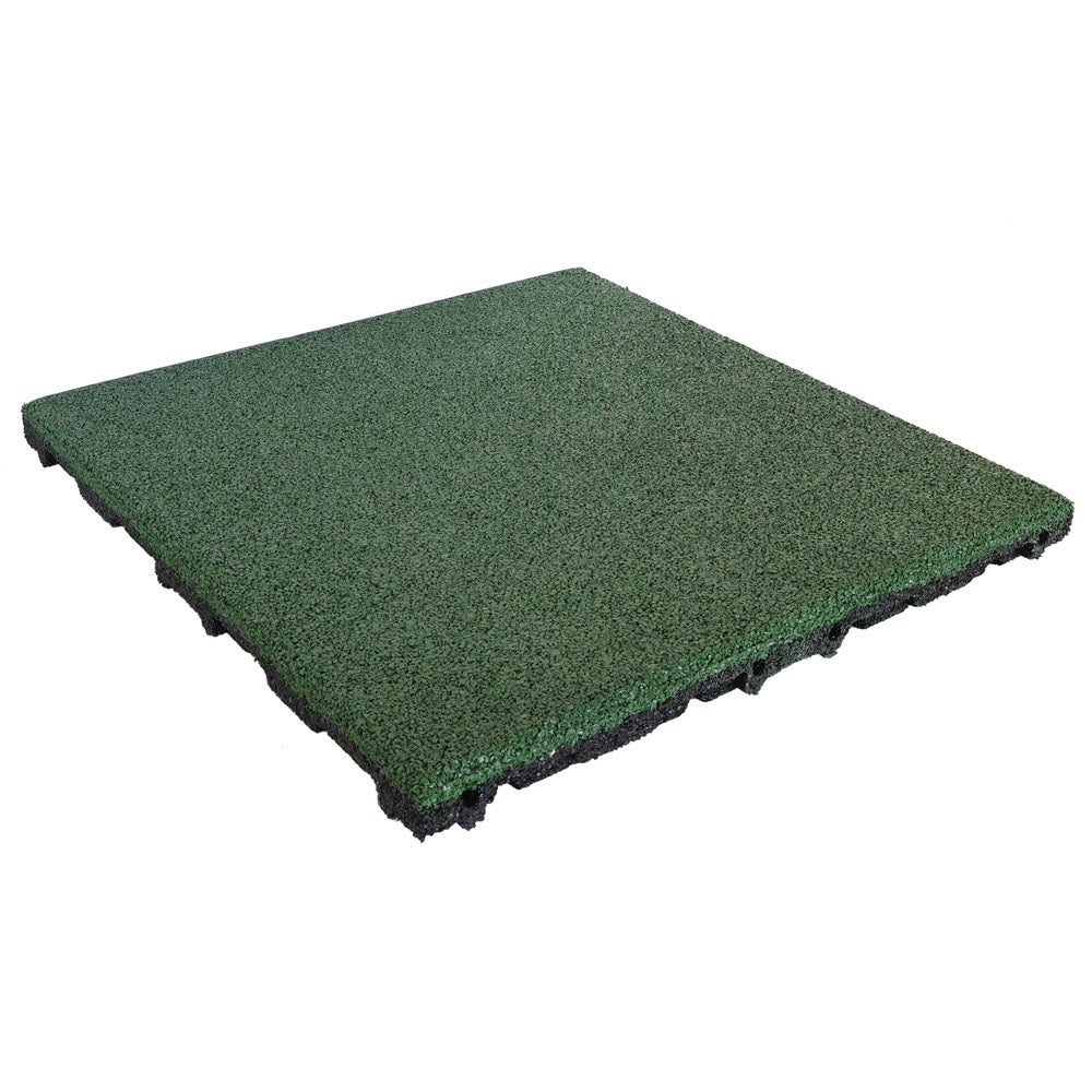 Rubbertegel 45 mm - 50 x 50 cm - Groen