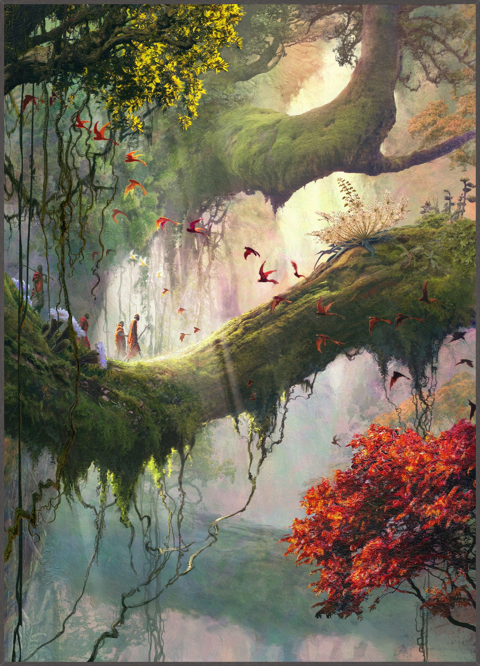 Vers Les Feux De Mesarthim by Hervé Leblan - Limited Edition. Edition of: 150. Signed.