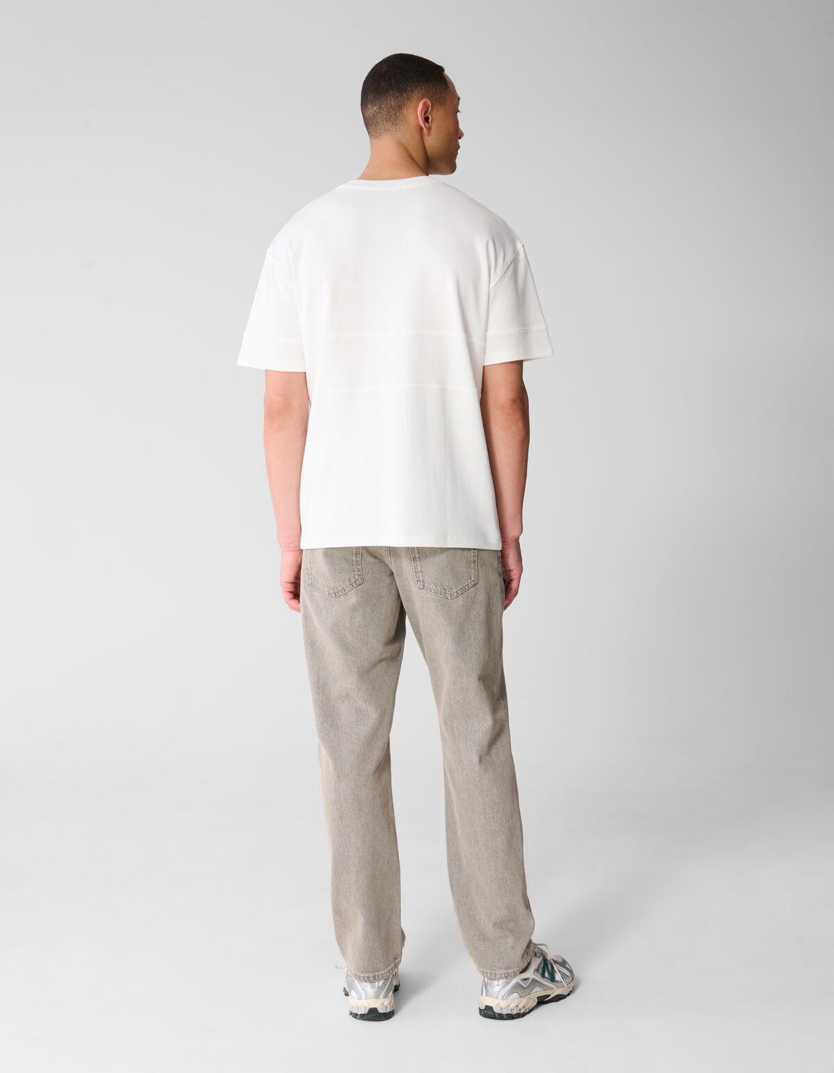 Minimalistisch T-shirt Wit