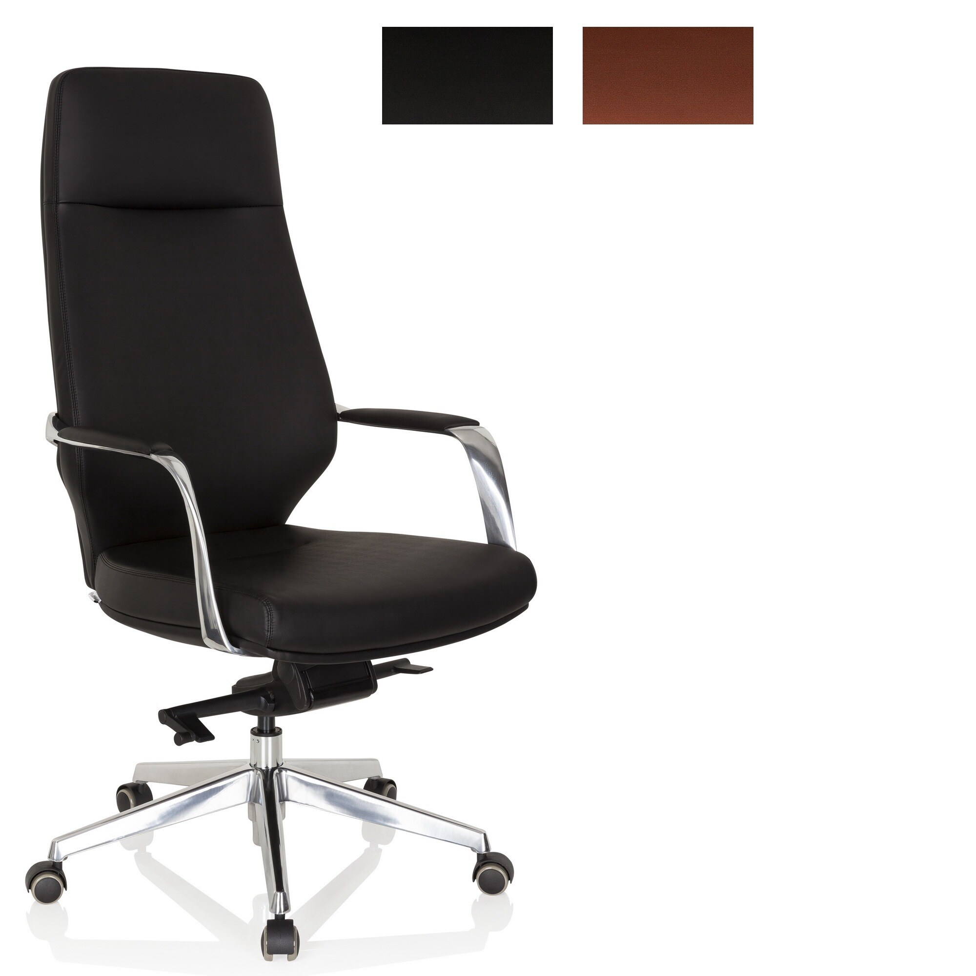 Profi Chefsessel VELVET Kunstleder mit Armlehnen hjh OFFICE