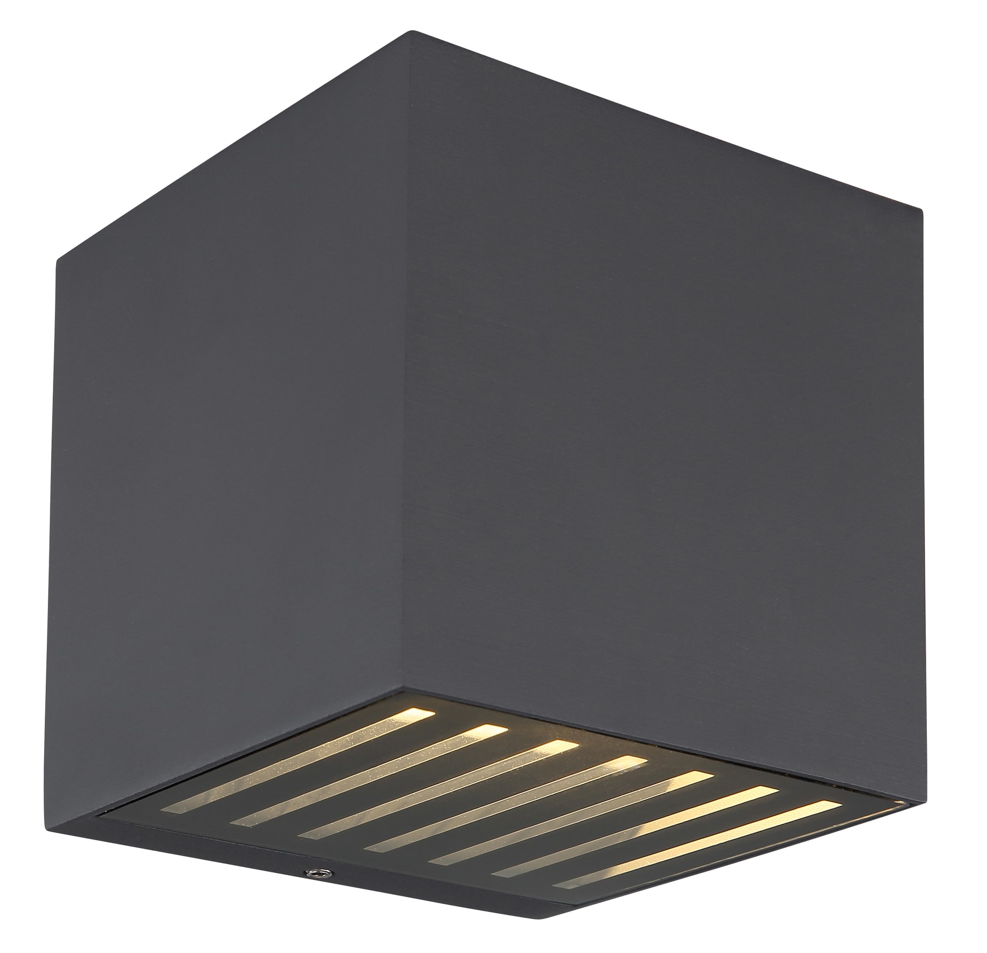 GLOBO LED Außenwandleuchte ILLI 10 x 10 cm anthrazit