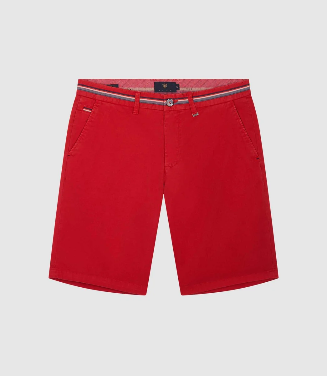 Bermuda fantaisie rouge 