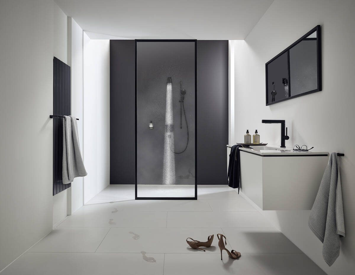 Hansgrohe Pulsify S hoofddouche 105 zwart mat