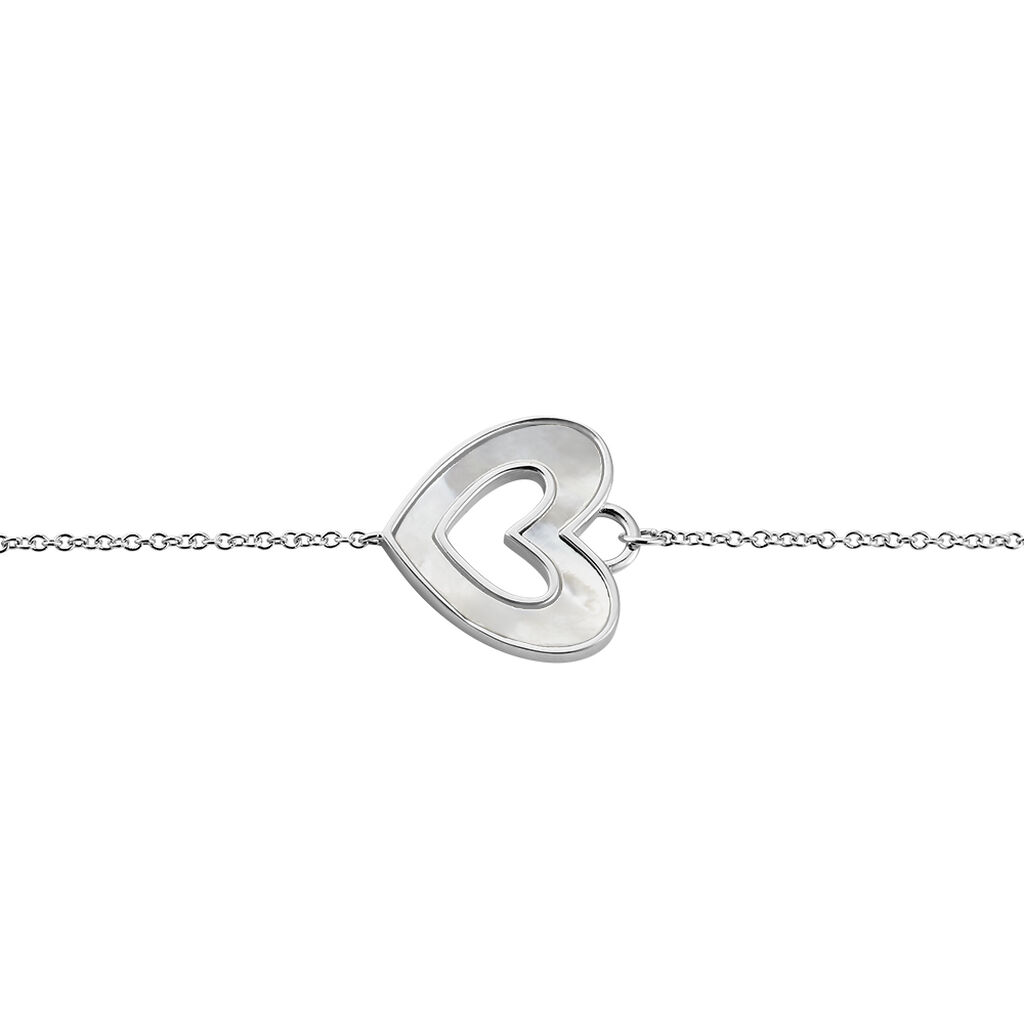 Bracelet Clarity Argent Blanc Nacre