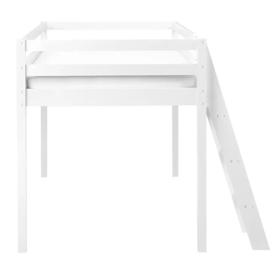 ASCOUX - Kinderbed - Wit - 90 x 200 cm - Dennenhout