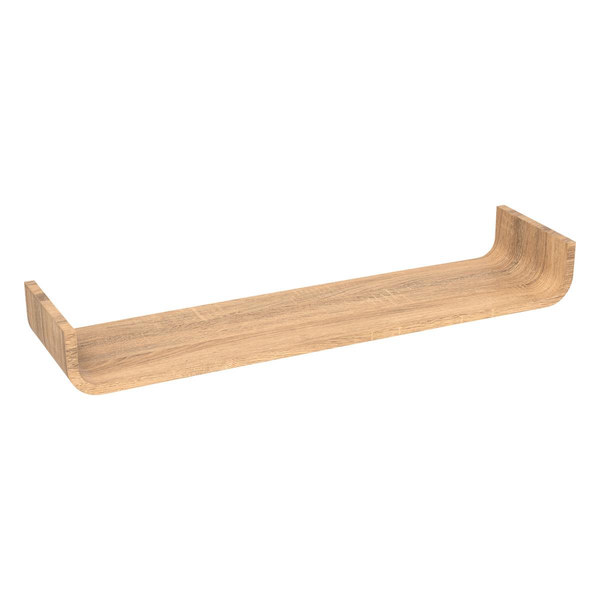 ETAGERE MURALE COURBEE FIXY 80CM NATUREL