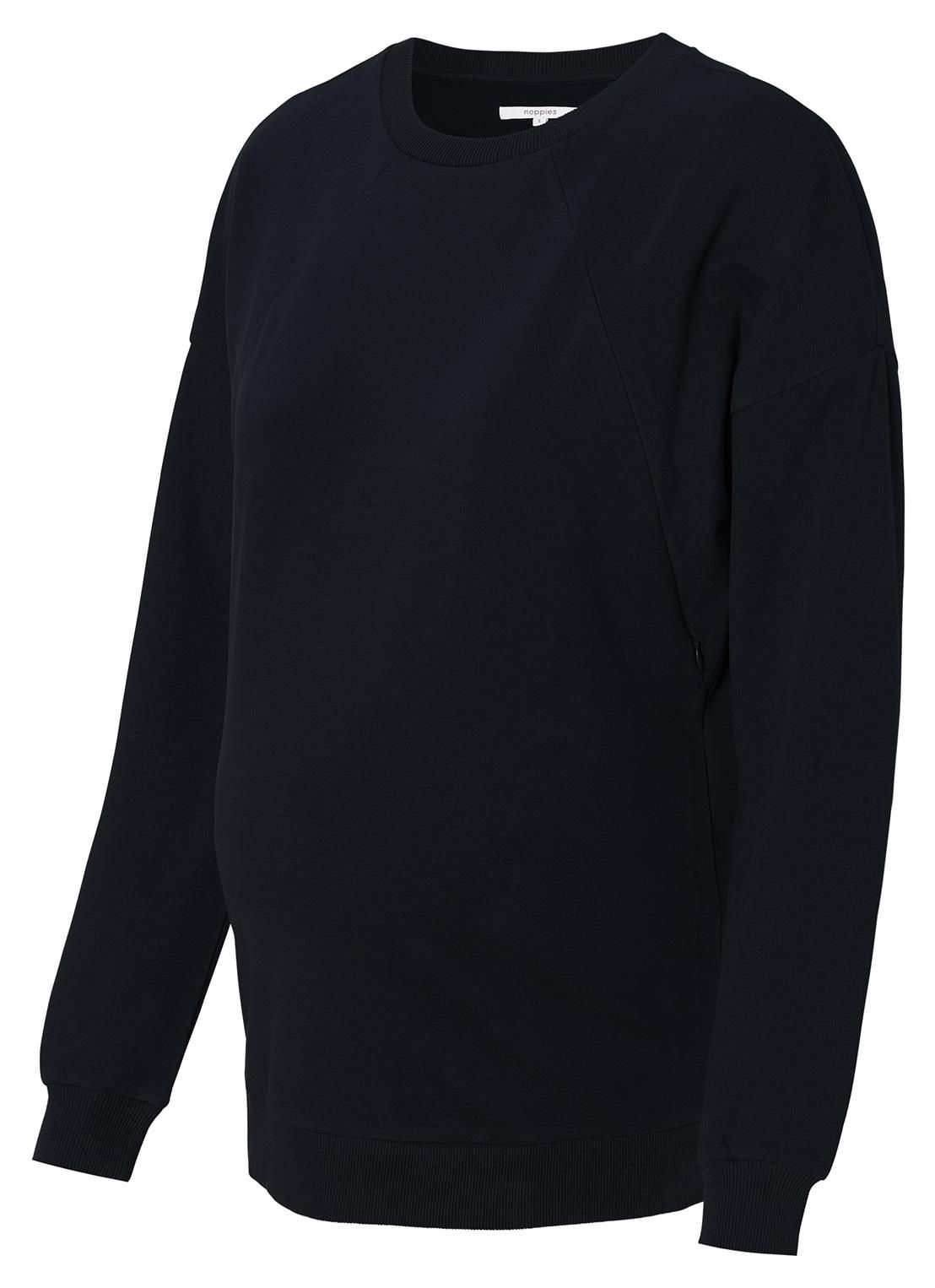 Noppies Maternity Trui met voedingsfunctie Lesy - Black