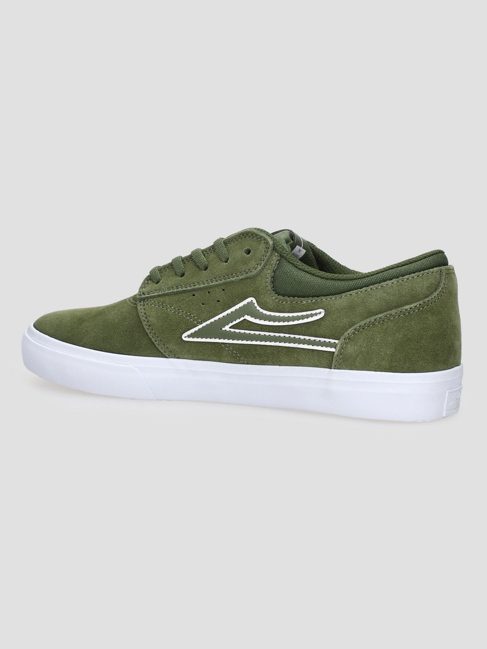 Lakai Griffin Skate Shoes olive suede