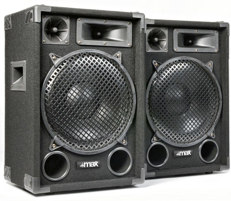 MAX - MAX12 - Disco Speakerset - 12 inch - 1400W