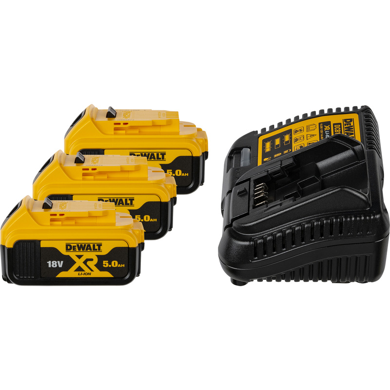 DeWALT DCK654P3T-QW combopack 18V 3x 5,0Ah Li-ion