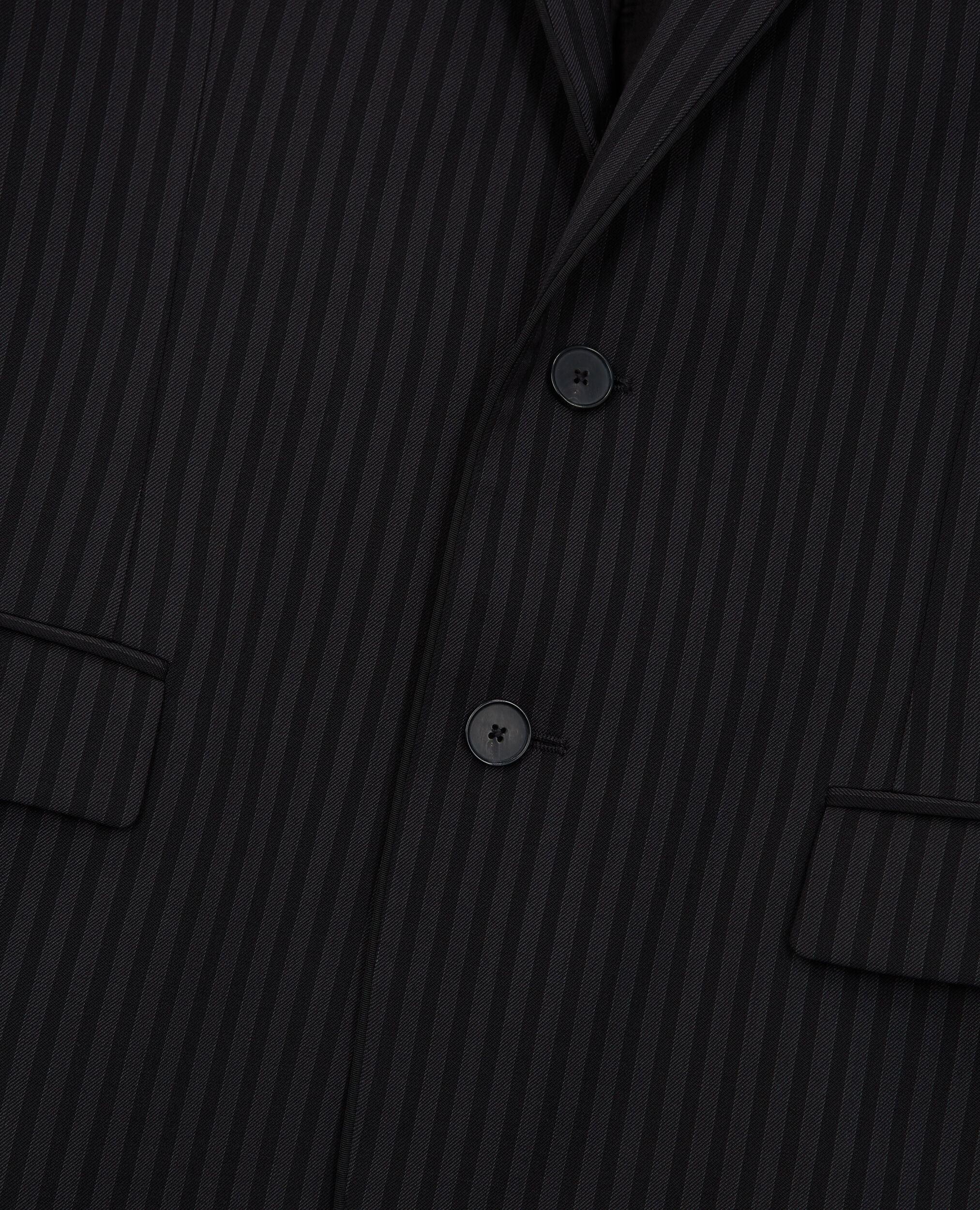 Veste de costume en laine à rayures