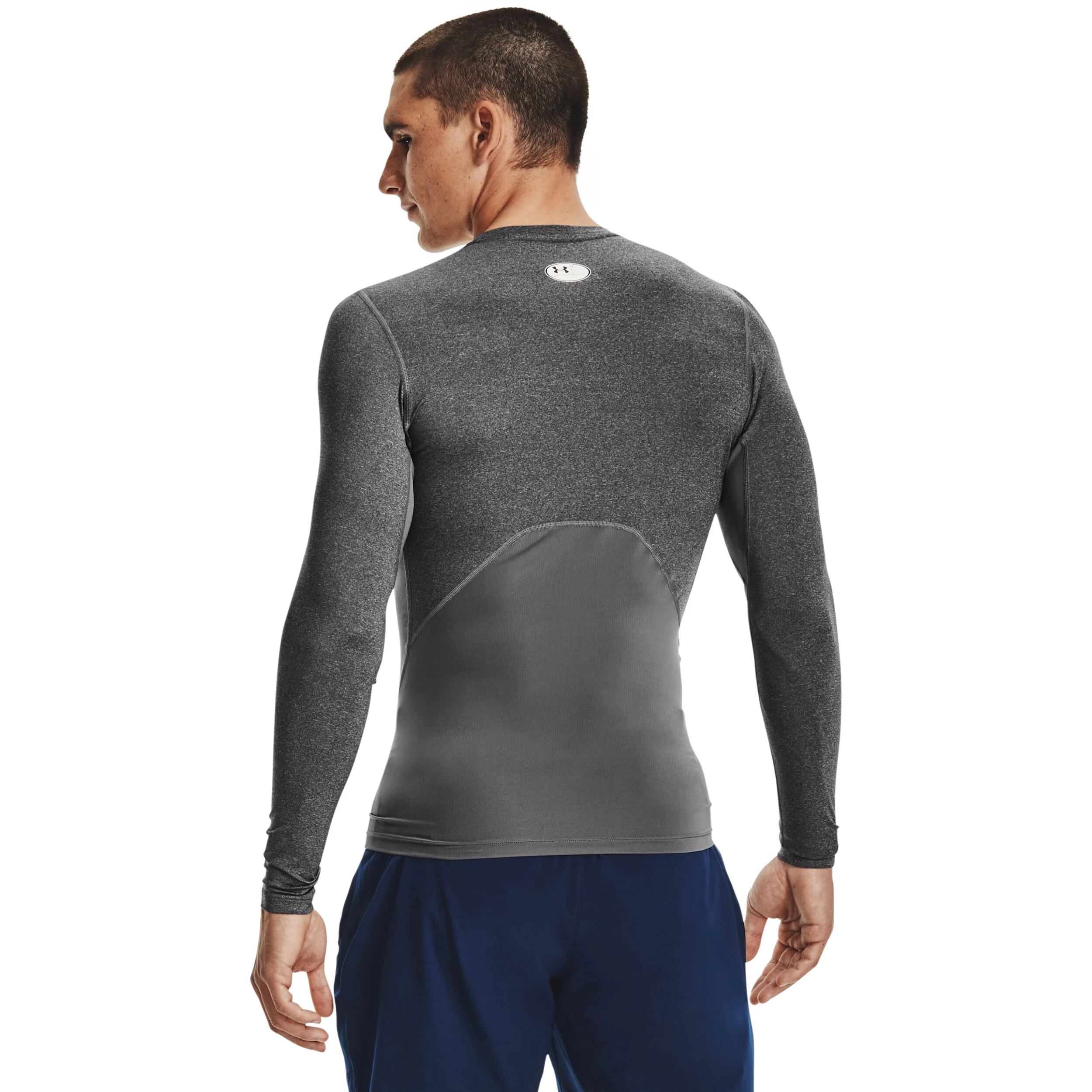 Under Armour Heatgear Comp Haut Manches Longues Hommes - Anthracite , Noir