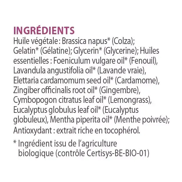 Pranarom Aromafemina Organic (Pré)Menstrual Comfort 30 cápsulas