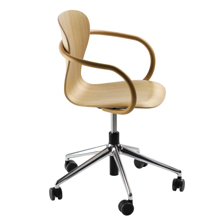 Thonet S220 FDRW bureaustoel eiken