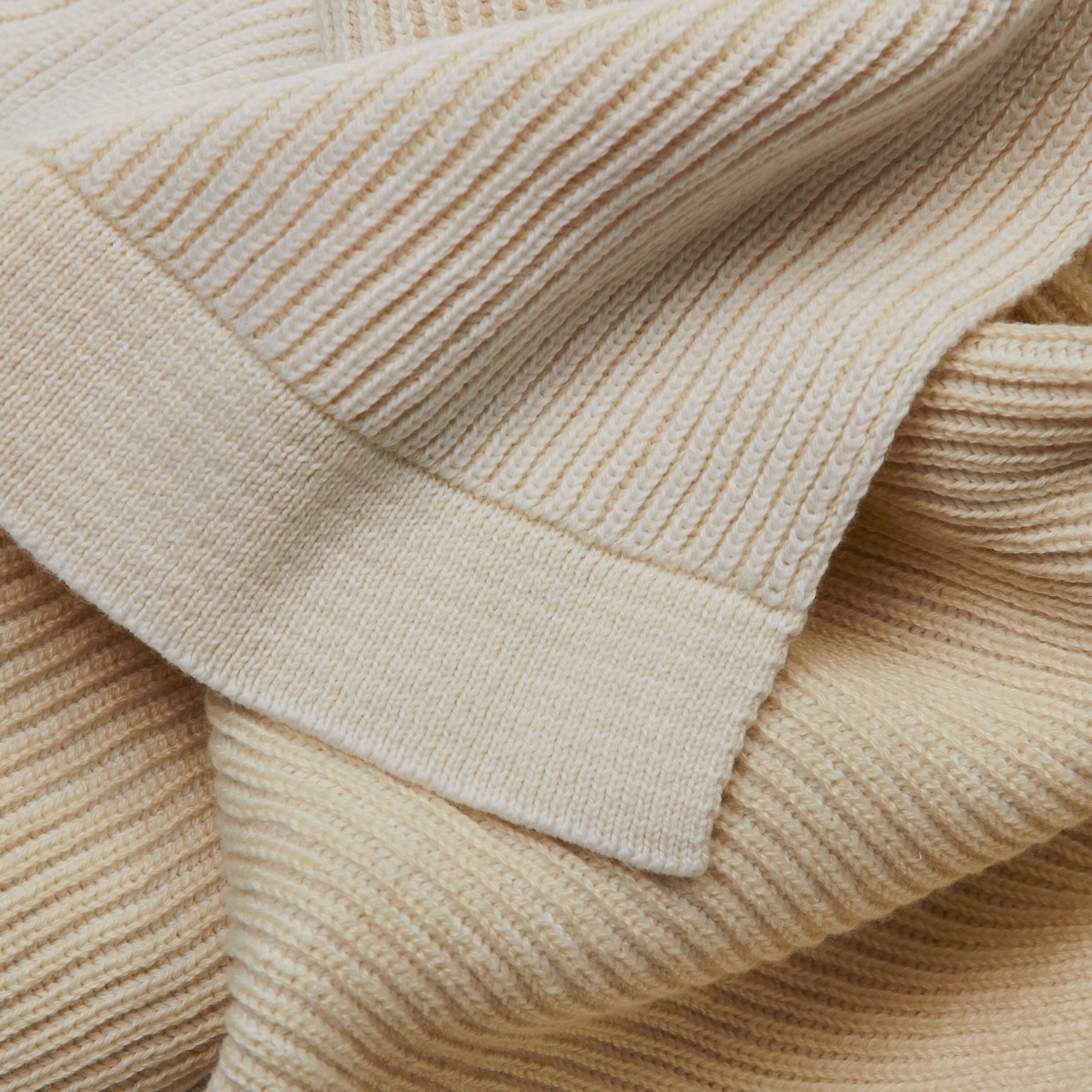 FEDERIC Decke - Beige / B: 75.0 cm x T: 100.0 cm