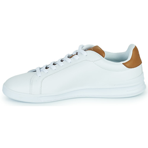 Polo Ralph Lauren - HRT CT II-SNEAKERS-LOW TOP LACE Blanco / Cognac