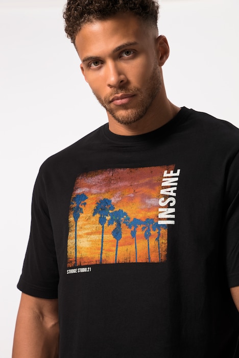 STHUGE T-Shirt, Halbarm, Print, Rundhals, bis 8 XL