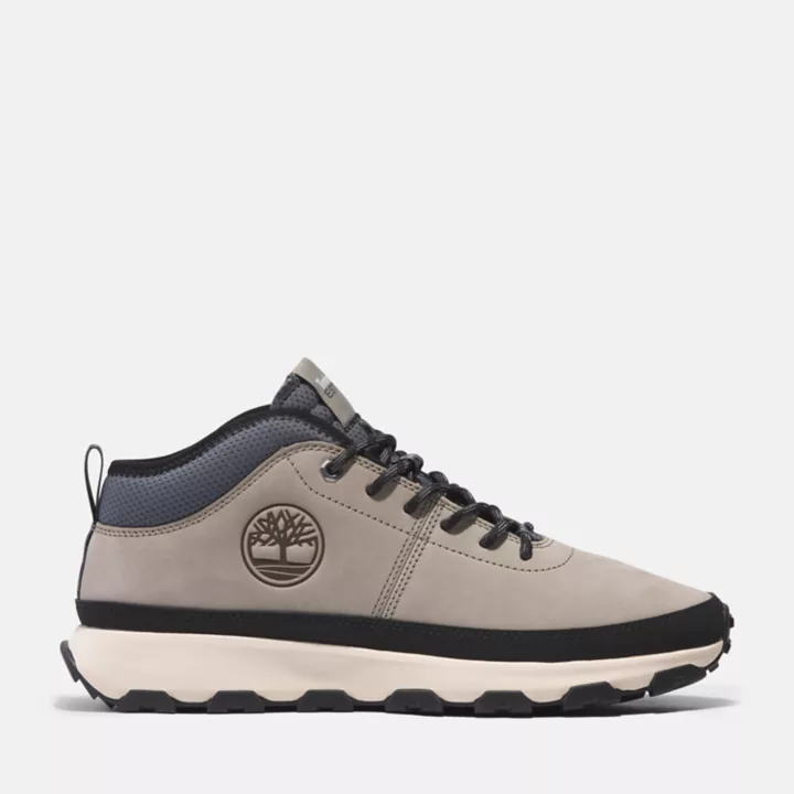 Basket en cuir Winsor Trail pour homme en beige