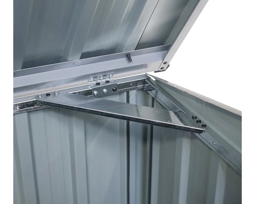 WESTMANN enkele opbergbox inclusief gasveren, 104 x 101 x 134 cm, antraciet