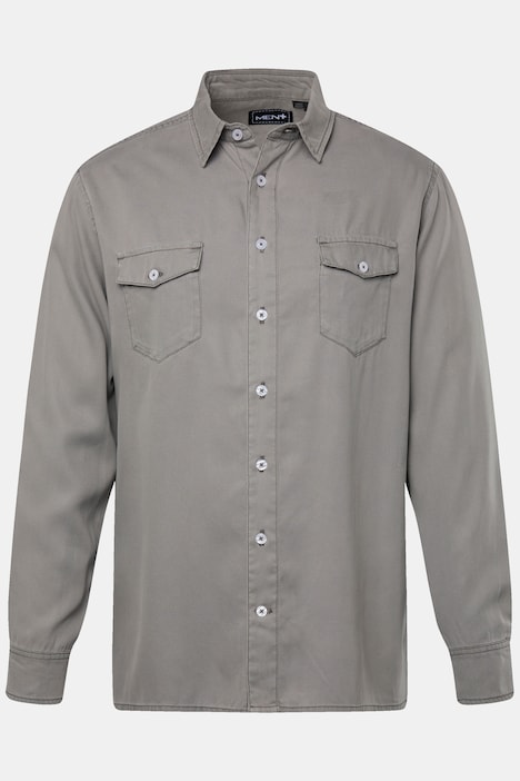 Men+ Jeansoptik-Hemd, Langarm, Kentkragen, Comfort Fit, bis 8 XL
