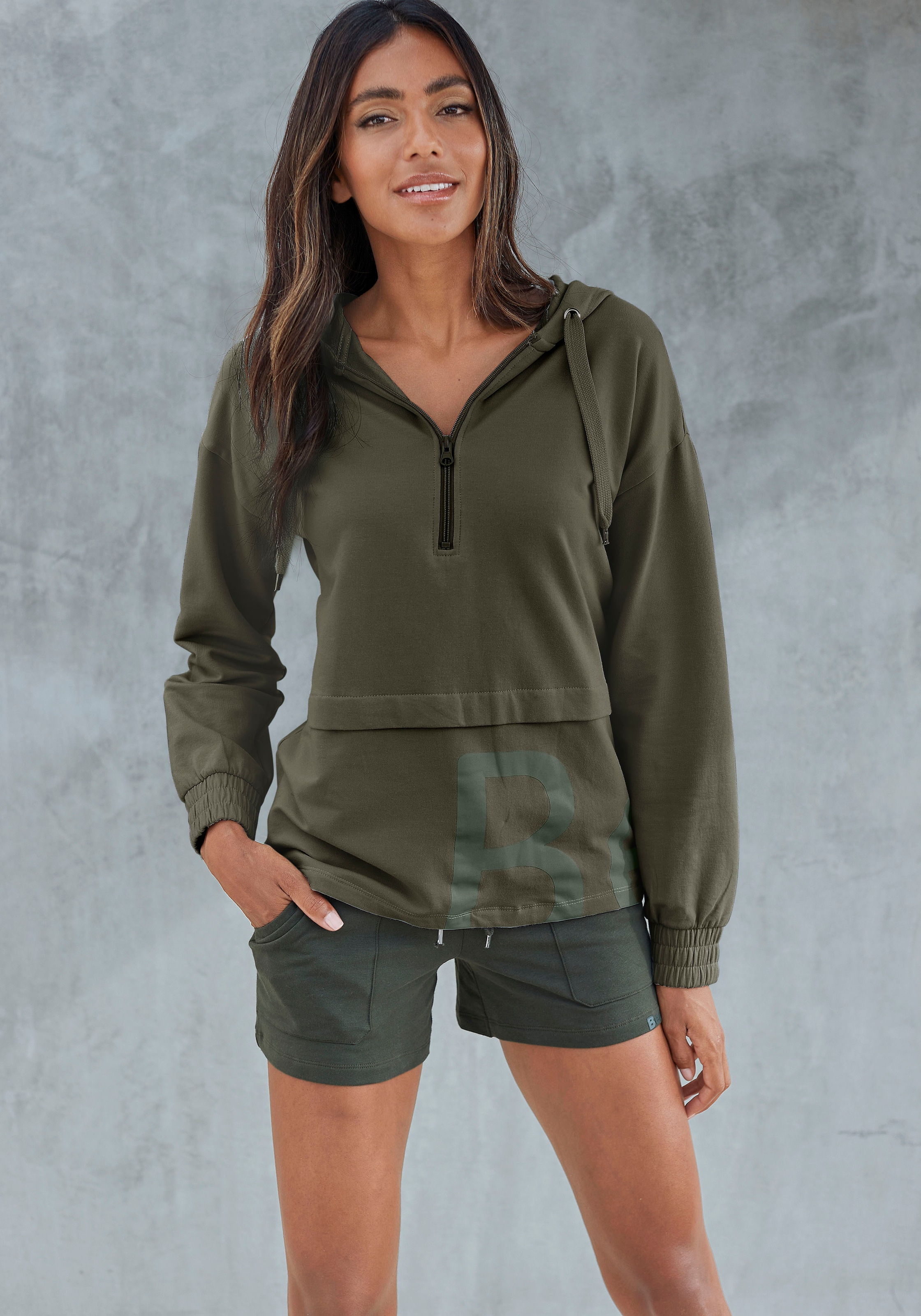 Bench. Loungewear Hoodie , mit Reissverschluss, Loungewear, Loungeanzug
