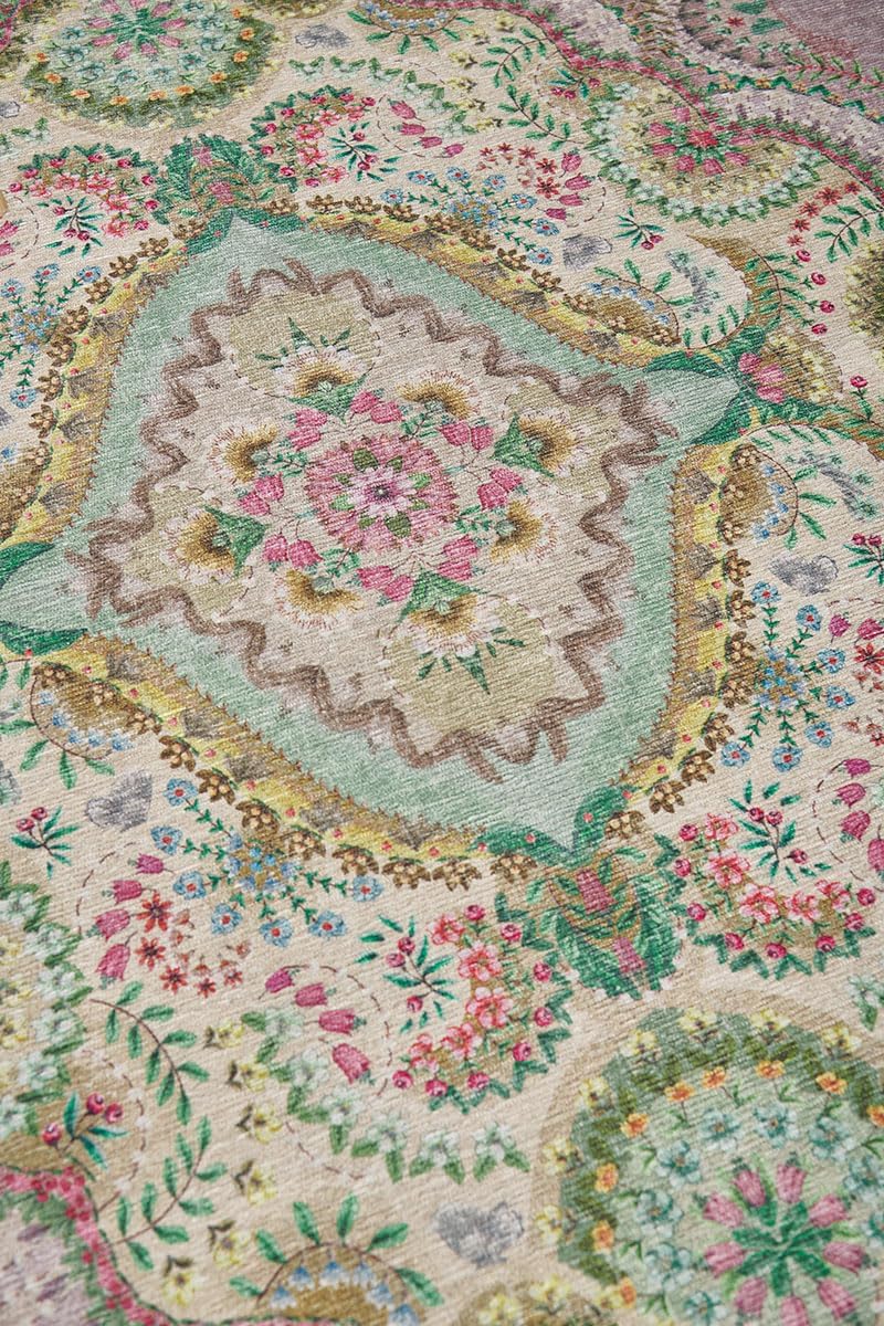 Pip Studio Teppich Majorelle by Pip - Lila/Grün 120 x 185 cm