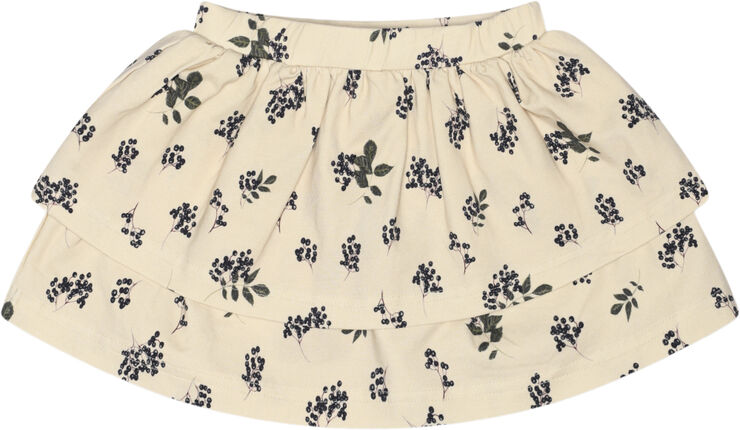 PETIT PIAO Skirt Printed Elderberry aop