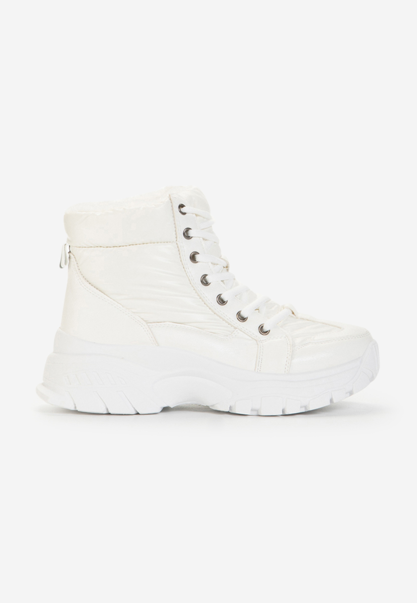 Baskets montantes blancs Macey