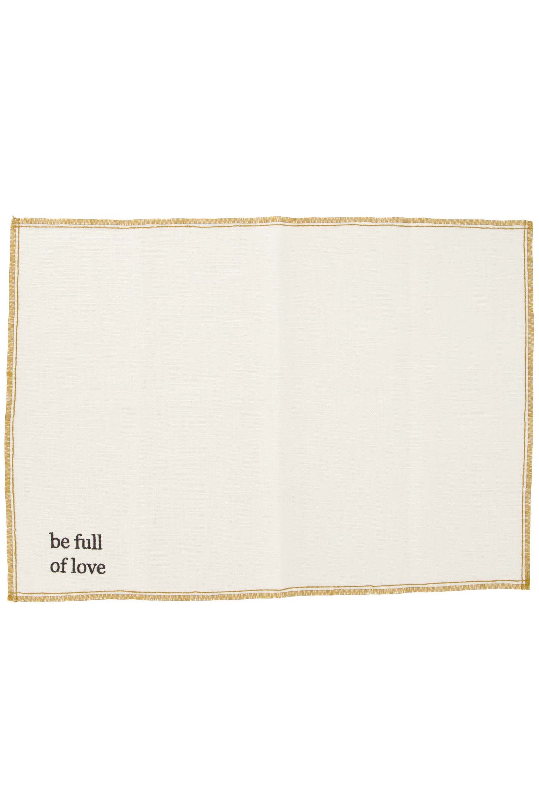 set van 2 placemats be full of love