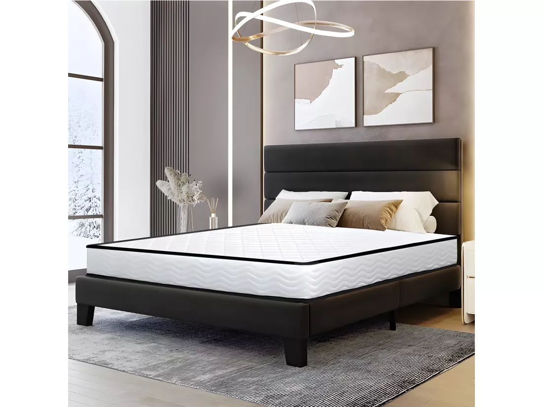 Matelas 140x200 cm Mousse - épaisseur 15 cm - Matelas mémoire de forme de 2 place