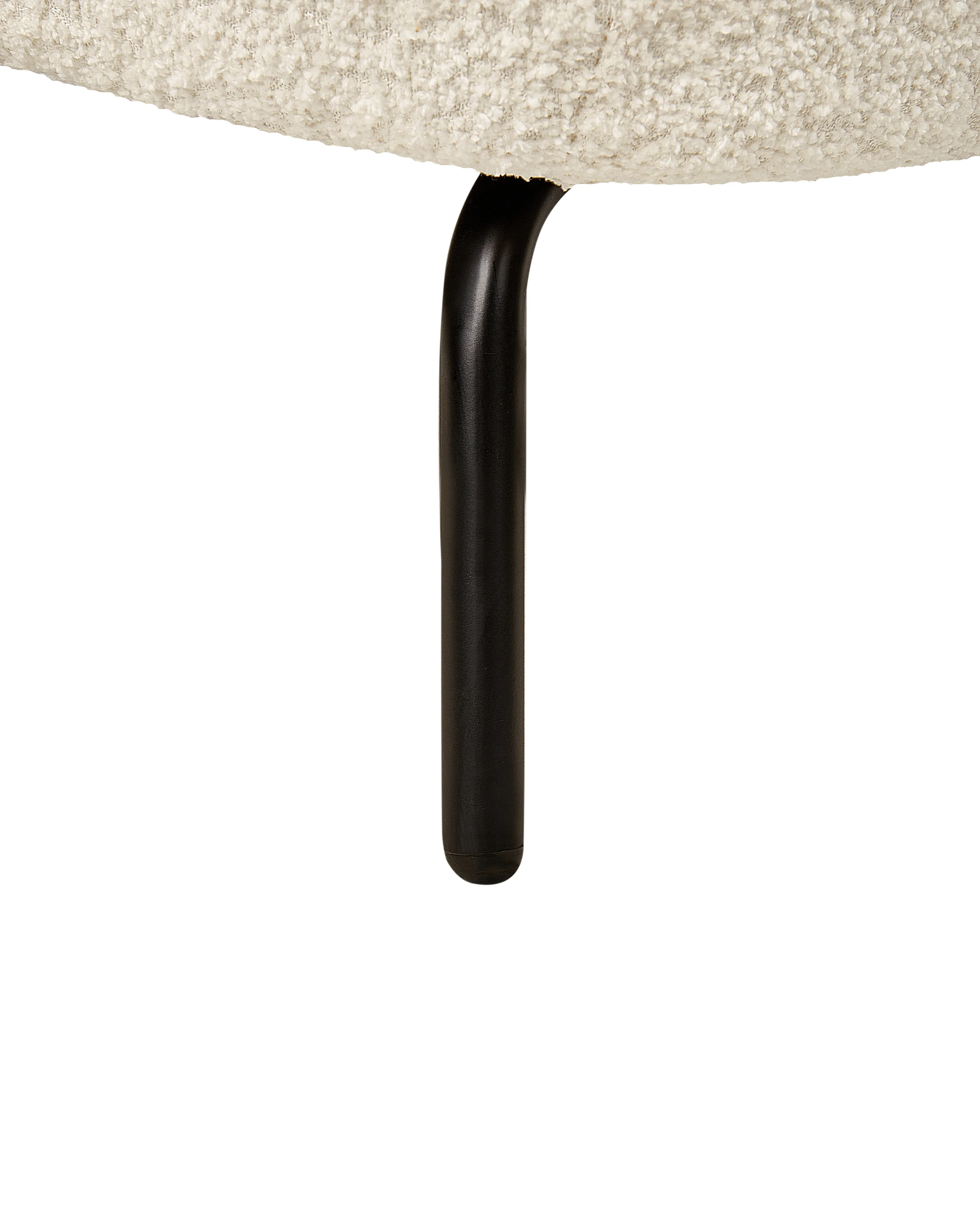 Fauteuil KUMLA Bouclé Gebroken wit