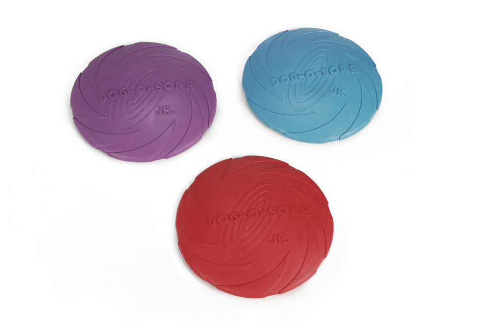 Beeztees Dog O Soar Frisbee - Hondenspeelgoed - assorti - 22x18x3 cm