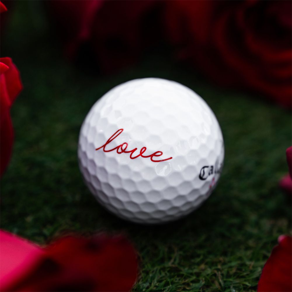 Supersoft Love Golfball Hvit