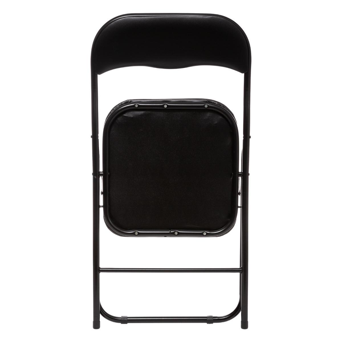 CHAISE PLIANTE BASIC NOIR