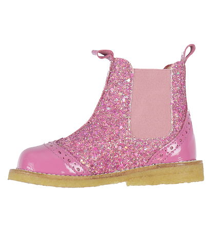 Angulus Stiefel - Chelsea - Heather m. Glitzer