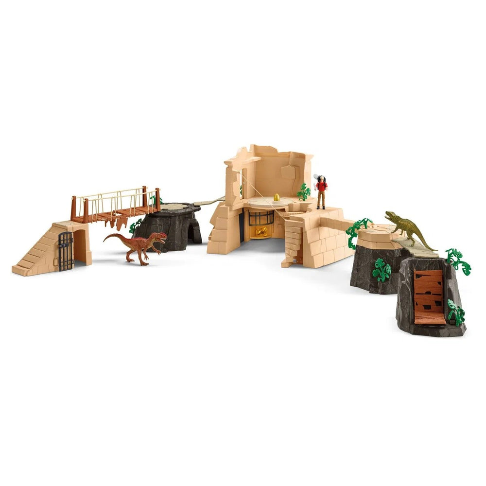 Køb schleich® Erobring af Dino-templet – Mega-sæt