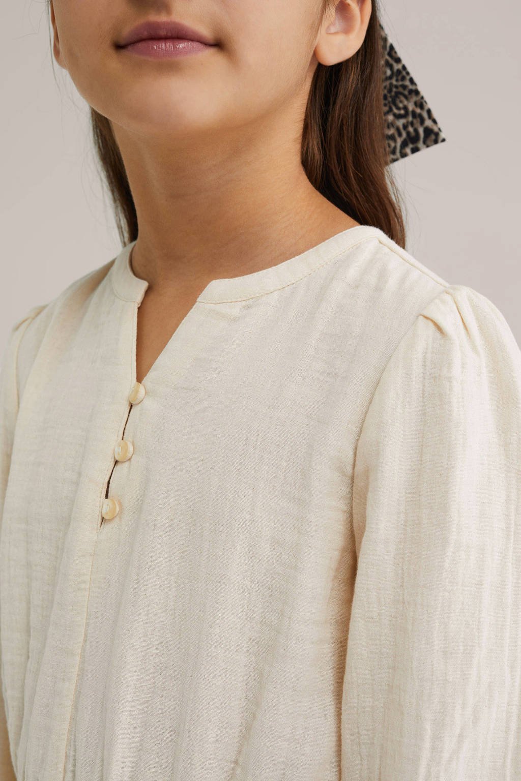 WE Fashion blousejurk beige