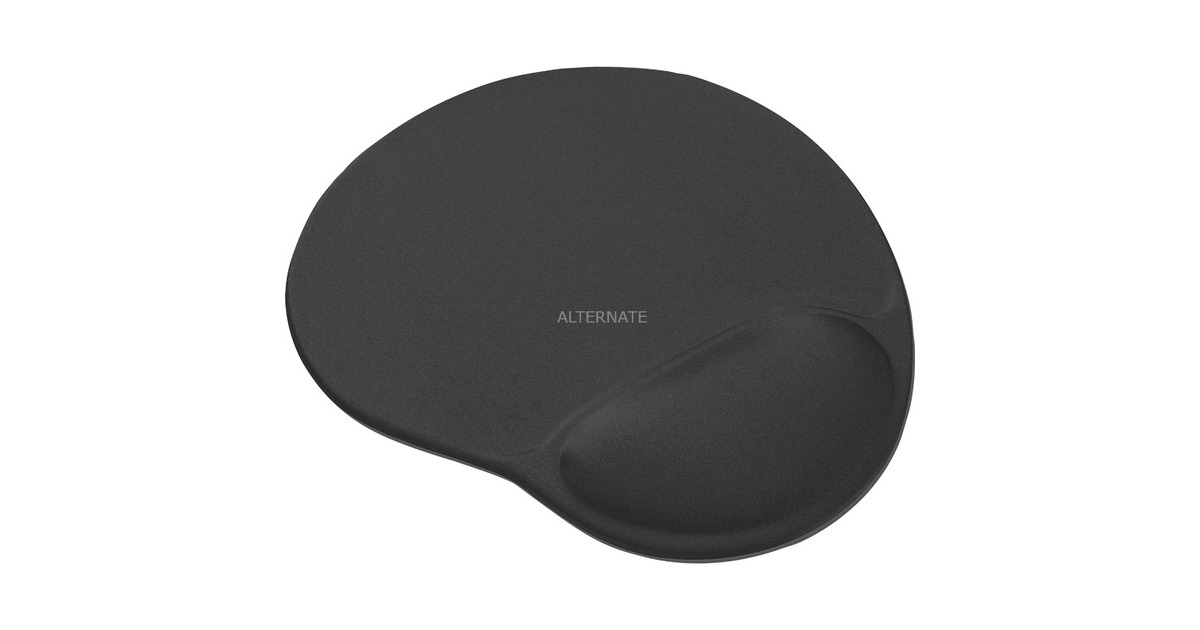 TrustBigfoot Gel Mouse Pad  (Zwart, 16977)
