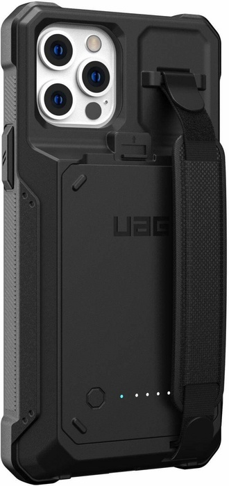 iPhone 15 Outdoor Schutzhülle Workflow Battery Case 3000mAh (114028BW4040) - Schwarz