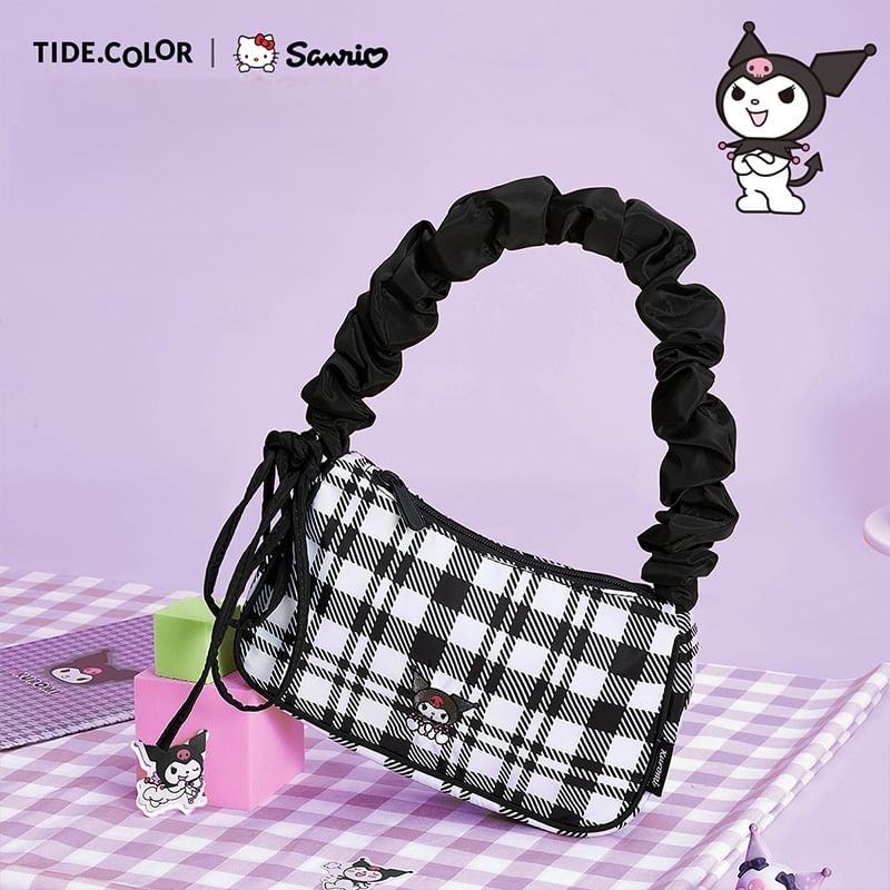 TIDECOLOR - Sanrio Kuromi geborduurde schoudertas