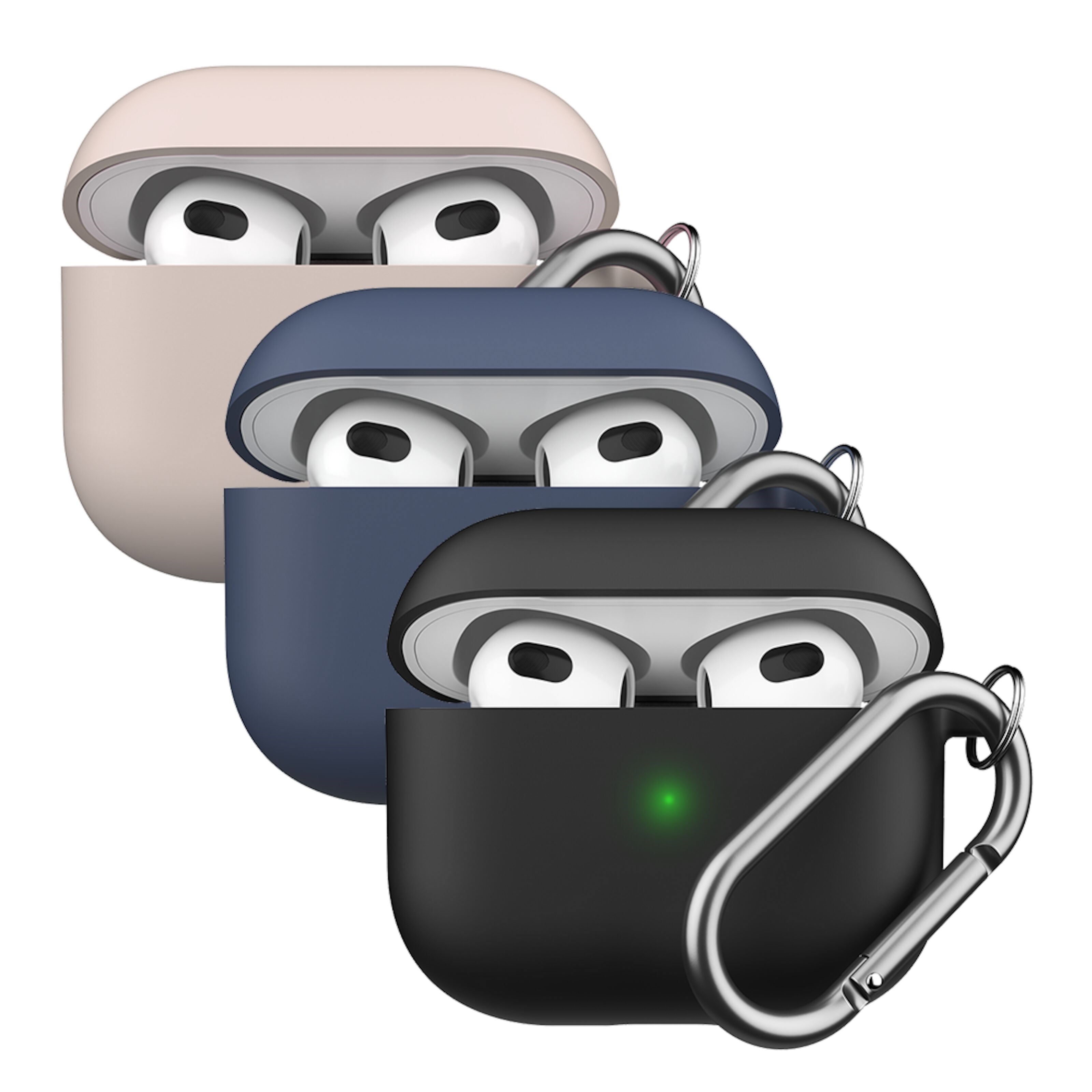 HybridShell Airpods Series 3-etui (2021) Blå