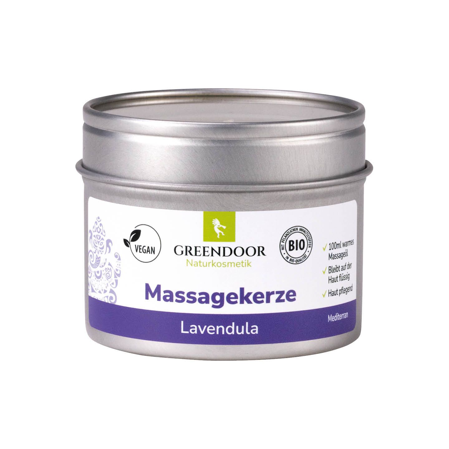GREENDOOR Massagekerze Lavendula