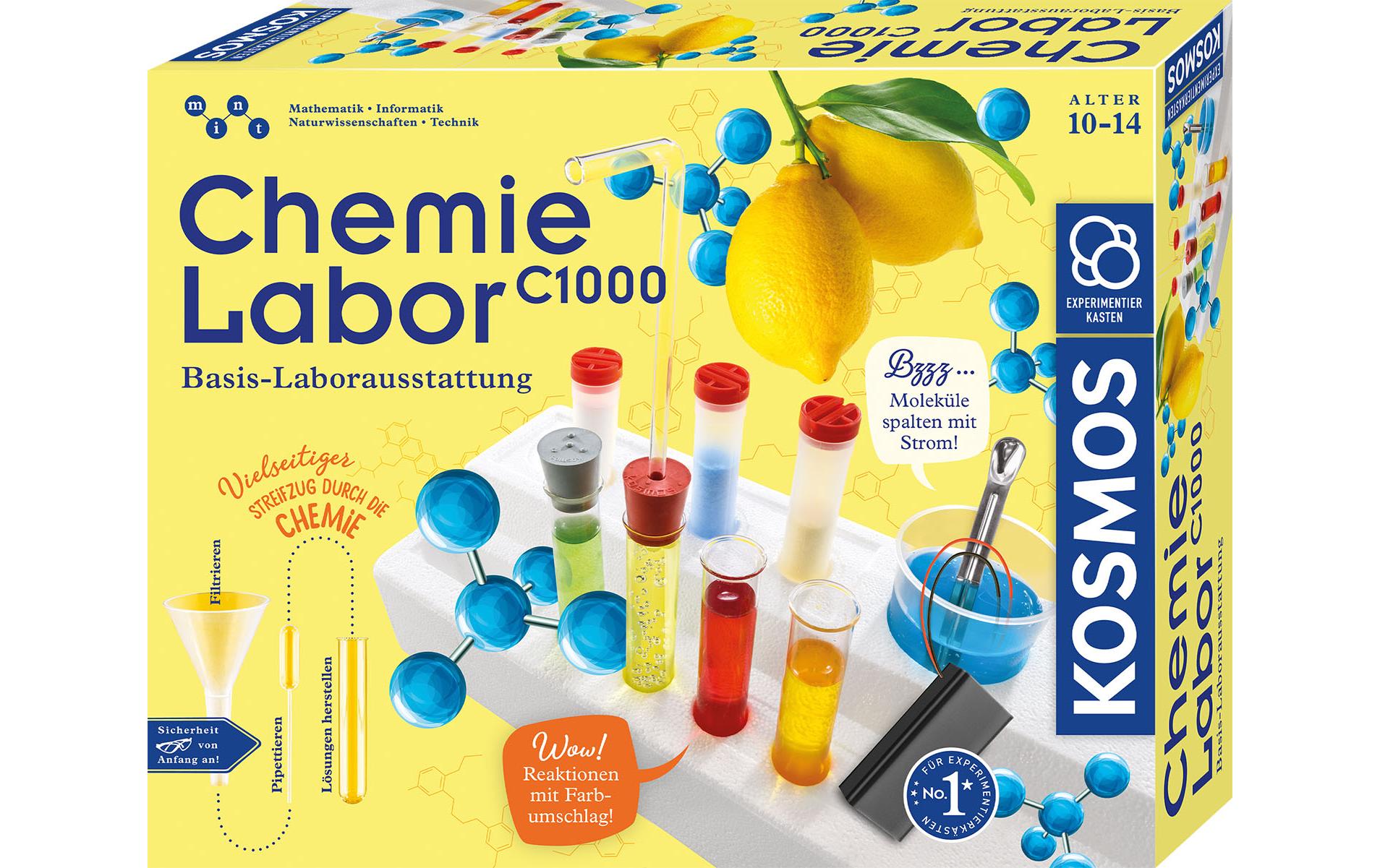 Experimentierkasten Chemielabor C 1000Basis-Laborausstattung