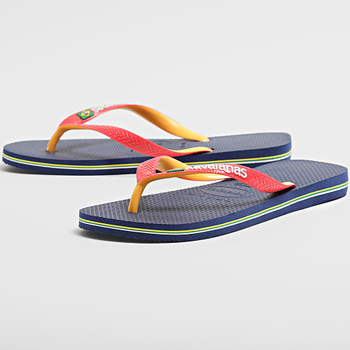 Tongs Brasil Mix Bleu Marine