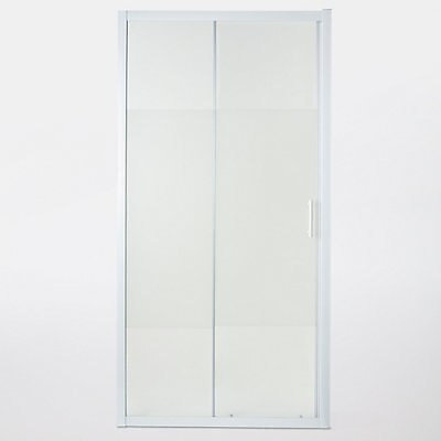 Porte de douche coulissante Cooke & Lewis Onega sérigraphié 100 cm