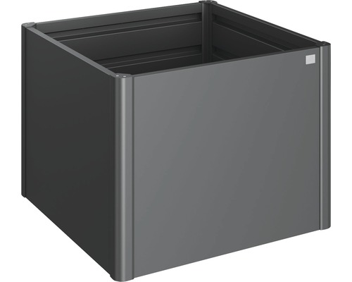 Biohort classic verhoogde tuinbak, afmeting 1x1, 102 x 102 x 77 cm, donkergrijs metallic