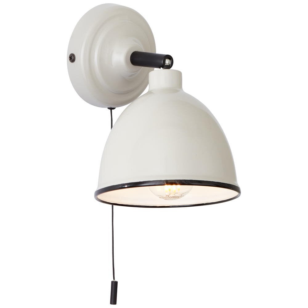 Telio wandlamp in grijs en taupe E14